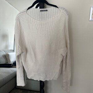 Alashan Cashmere White Sweater